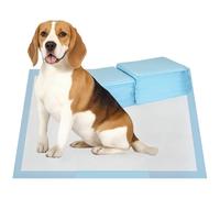 PawHut Lot de 80 Tapis d'entraînement pour Chien, étanche, 6 Couches avec Surface à séchage Rapide, Protection, 60 x 60 cm