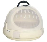 PawHut Caisse niche pour chat portable panier lavable coussin amovible pour chat ou peitie chien nettoyage facile 41 x 41 x 35,2 cm beige