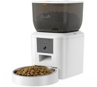 PawHut Mangeoire automatique pour chat 2,4 G WiFi 4 L avec caméra pour chat et chien