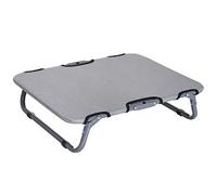 PawHut Panier d'extérieur pliable pour petits chiens - 59 x 46 x 15 cm - Gris
