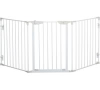 Pawhut PawHut clôture Clôture pour chiens Clôture de sécurité pour chiens 3 éléments plastique blanc D06-100V01
