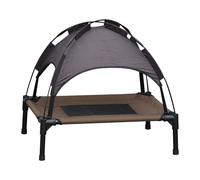 Pawhut PawHut Lit pour animaux avec baldaquin Lit surélevé pour chien Couchage pour chien Tissu de taffetas respirant D04-057