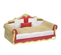 PawHut Planche à gratter canapé Carton avec Herbe à Chat 58x29.5x29cm