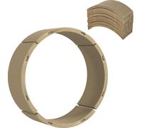 PawHut planche à gratter pour chats, 8 jeux de tapis à gratter recyclables, tapis à gratter en carton ondulé pour roue de chat, chats jusqu'à 5 kg, 55 x 25,5 x 3 cm, marron