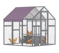 PawHut Poulailler en Bois Grand avec accès Libre 1.7x1.8x1.8 m