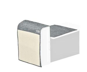 PawHut Tapis griffoir Chat Tapis à gratter en sisal Protection canapé Meuble Sol Lot de 2 pcs 130 x 45 cm Gris