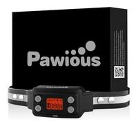 Pawious XSentry Clôture GPS pour chien - Rayon de min 33 à 914 m maximum, pas de faux déclencheurs, étanche IPX7, système de confinement pour chiens de taille moyenne et grande