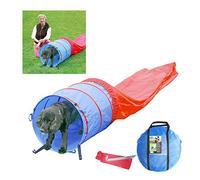 PAWISE 11434 Tunnel d'agilité pour Chien Bleu et Rouge 5 m