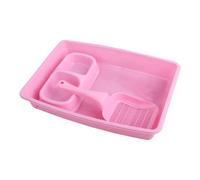Pawise Ensemble De Démarrage Pour Chatons Rose - Litière, Bol, Jouet, 6,5 Cm