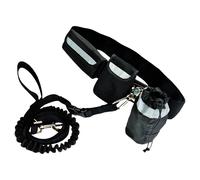 Pawise Kit De Jogging Mains Libres Pour Chiens Jusqu'à 40 KG, Réglable, Noir