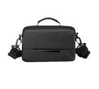 Pawleso Sac à Bandoulière Réglable pour Homme - Sac Banane Imperméable Nylon Grand Format pour Téléphone, Tablette et Portefeuille
