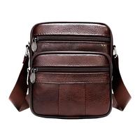 Pawleso Sac Banane Homme en Cuir - Pochette Ceinture Multifonction pour Samsung S25/S24 & pour iPhone 16/15/14 Pro Max