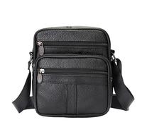 Pawleso Sac Bandoulière Homme en Cuir Vintage avec Poignée et Sangle Réglable - Pour Travail, Voyage d'Affaires et Randonnée Quotidienne