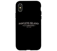 Pawleys Island - Caroline du Sud - Simple Pawleys Island CV14 Coque pour iPhone X/XS