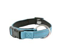 Pawliberation Magnetic Dog Collar, Adjustable Reflective Collar with Quick-Release Magnetic Heavy Duty Buckle for Small Medium Large Dogs (Blue)