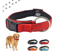 pawliberation Magnetic Dog Collar,Dogs Collars Adjustable Reflective,Double-Layer Fabric with Breathable and Reflective Design Pawliberation Collars,for Comfortable All-Day Wear-D
