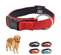 pawliberation Magnetic Dog Collar,Dogs Collars Adjustable Reflective,Double-Layer Fabric with Breathable and Reflective Design Pawliberation Collars,for Comfortable All-Day Wear-D