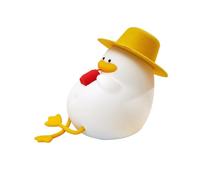 Pawlickio Lumière de nuit - lampes en silicone premium Happy Duck, lumière de nuit et réglable pour une atmosphère relaxante avant d'aller dormir
