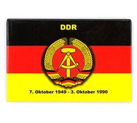 Pawlowski Souvenirs & Postkarten Aimant pour réfrigérateur Motif Drapeau de la DDR 8 x 5,5 cm