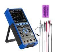 Pawmate Owon HDS272S Oscilloscope universel 2 en 1 avec écran LCD professionnel, mini oscilloscope numérique PC 20 000 points, avec batterie au lithium (70MHz + 2 cans+1 CH)