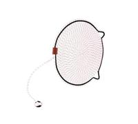 Pawmingle Cat Scratching Carpet Mat with Ball Toy - Natural Cotton Rope Dual Cat Scratch Pad for Couch & Wall Mount, Round Thick Non-Slip Bed Furniture Protector, Indoor Interactive Chew Rope Mat