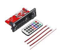 Pawnath Amplificateur 160W Bluetooth 5.0 Carte de Décodage MP3 DIY Lecteur Audio Lecteur MP3 12V Module Radio FM pour Voiture TF USB Enregistrement Microphone(B)