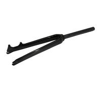 Pawnath Fourche avant en fibre de carbone pour vélo de route, fourche avant de frein à disque, tube droit en fibre de carbone 700C