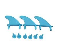 Pawnath Lot de 3 palmes de surf souples avec vis de rechange pour planche de surf, softboard, planche à vague d'eau