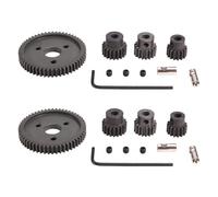 Pawnath Pignon 32P 5 mm 15T et M0.8 11 mm 54T Grande roue dentée en acier trempé pour Slash E Summit 1/10 RC voiture