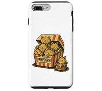 Pawpcorn Adorable Chat dans Un Seau à Popcorn Coque pour iPhone 7 Plus/8 Plus