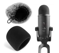 pawpoem 2PCS Filtre Anti Pop Mousse en Bonnette Pare, Compatible avec Zoom H6 et Autres Micros, Idéal pour Enregistrement Audio Professionnel, Podcast, Streaming, Interview et Vidéos Extérieures