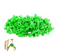 pawpoem 50PCS 360° Plante Bender Clips, Pince Palissage Réutilisable pour Tiges et Branches, Accessoire Jardinage Plantes pour LST Jardinage, Formation et Croissance de Fleurs, Légumes et Arbres