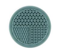 Pawpourri Tapis à lécher en silicone de qualité alimentaire en forme de cercle pour un bain facile et amusant | Dispositif de distraction du lavage pour chien | Soin et dressage des chiens utile pour