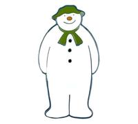 Pawprint Family | Badge à épingle Le bonhomme de neige | Produit officiel Le bonhomme de neige et le chien de neige, taille unique, Fer