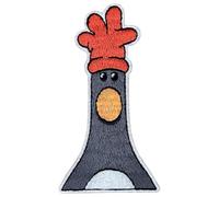 Pawprint Family Écusson Feathers McGraw Head phosphorescent à coudre - Produit officiel Wallace and Gromit
