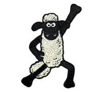 Pawprint Family | Shaun Dancing Écusson à coudre | Produit officiel Shaun le mouton