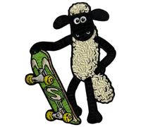 Pawprint Family | Shaun Skateboard Patch à coudre | Produit officiel Shaun le mouton