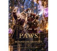 PAWS BEYOND THE ORDINARY: Art Book, Visual Story & Coloring Experience: 15 Fantasy Adventures with 15 Matching Coloring Pages