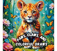 Paws, Claws and Colorful Draws: Kids Coloring Book Featuring Cute Animal Characters in Playful Moments: Big And Bold Sketches For Easy Coloring