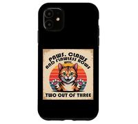 Paws Claws and Flawless Rows Well Two Out of Three Coque pour iPhone 11
