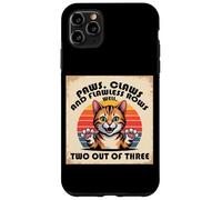 Paws Claws and Flawless Rows Well Two Out of Three Coque pour iPhone 11 Pro Max