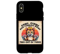 Paws Claws and Flawless Rows Well Two Out of Three Coque pour iPhone X/XS
