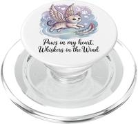 Paws in My Heart, Whiskers in The Wind (Chat disparu) PopSockets PopGrip pour MagSafe