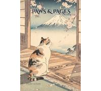 Paws & Pages: A Japanese Ukiyo-e Cat Reading Log to Track, Rate, and Review 100 Books | Aesthetic Gift for Book Lovers