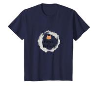 Paws & Reflect: Citation inspirante pour Les Amoureux des Chats T-Shirt, Enfant, Bleu Marine, 2 Ans