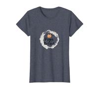 Paws & Reflect: Citation inspirante pour Les Amoureux des Chats T-Shirt, Femme, Bleu Chiné, XL