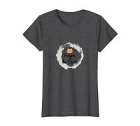 Paws & Reflect: Citation inspirante pour Les Amoureux des Chats T-Shirt, Femme, Chiné Foncé, XXL