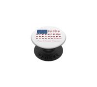 Paws Stripes 4th July Flag Black Long Haired Dachshund Lover PopSockets PopGrip Adhésif