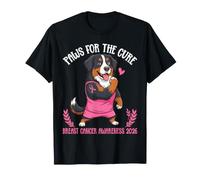 Paws The Cure Berese Mountain Cancer Awareness 2026 T-Shirt