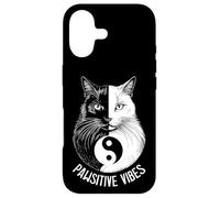 Pawsitive Vibes Yin Tang Zen pour Professeur de Yoga pour Amoureux des Chats Coque pour iPhone 17